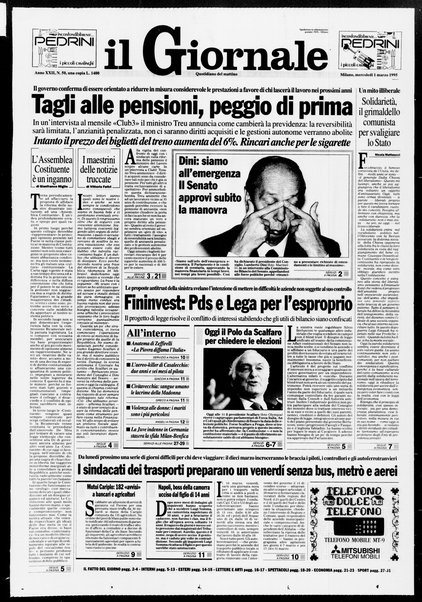 Il giornale : quotidiano del mattino